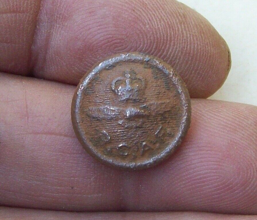 Dug Royal Canadian Air Force Button World War 2 Metal Detecting Find ...