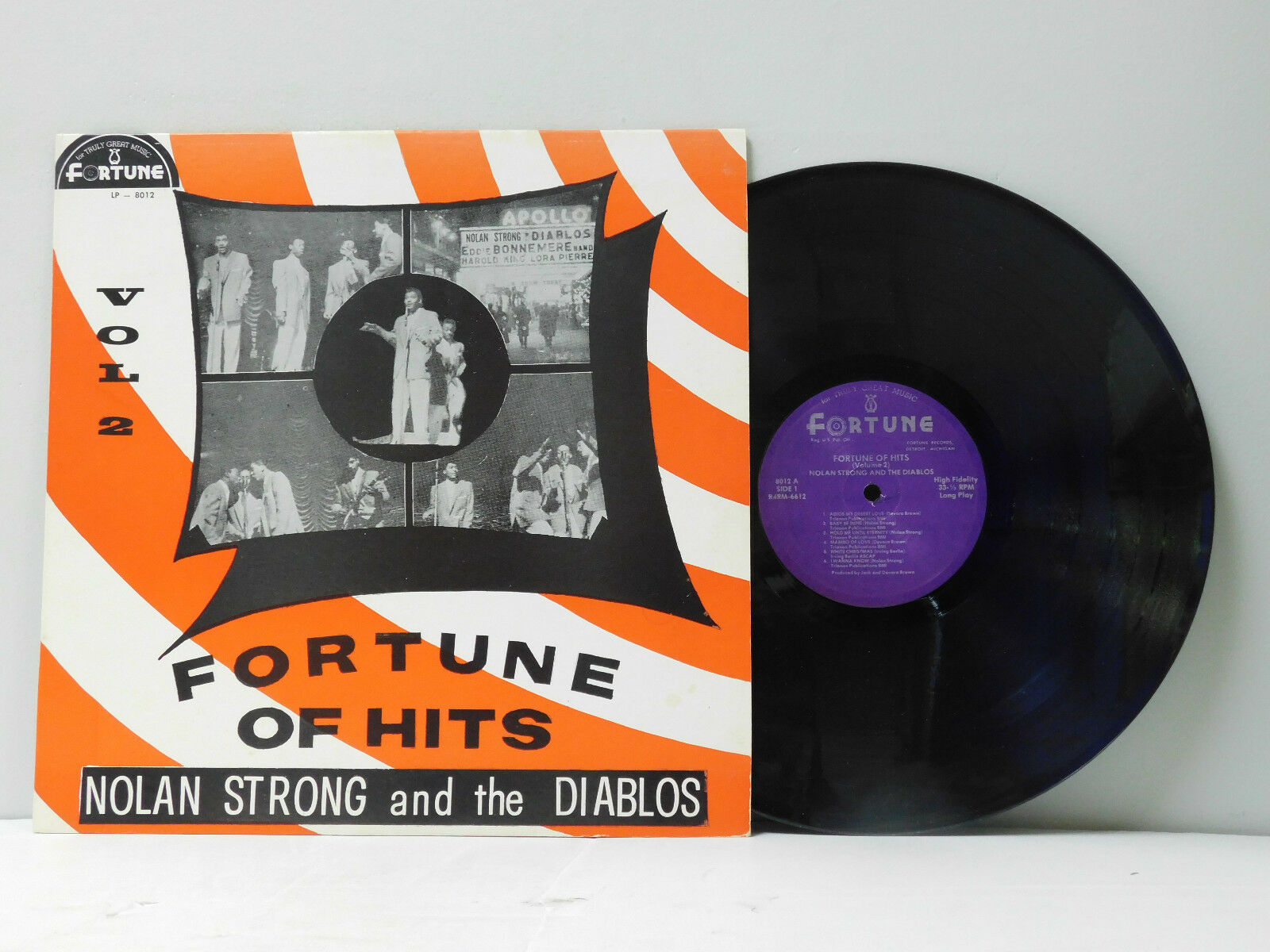Noland Strong And The Diablos LP Fortune Of Hits Volume II Fortune ...