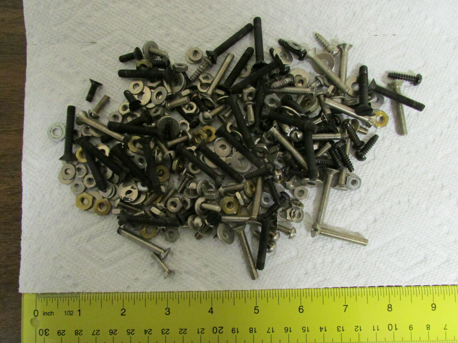 Large Assortment Nuts Bolts Screws CENCO Central Scientific Fasteners ...