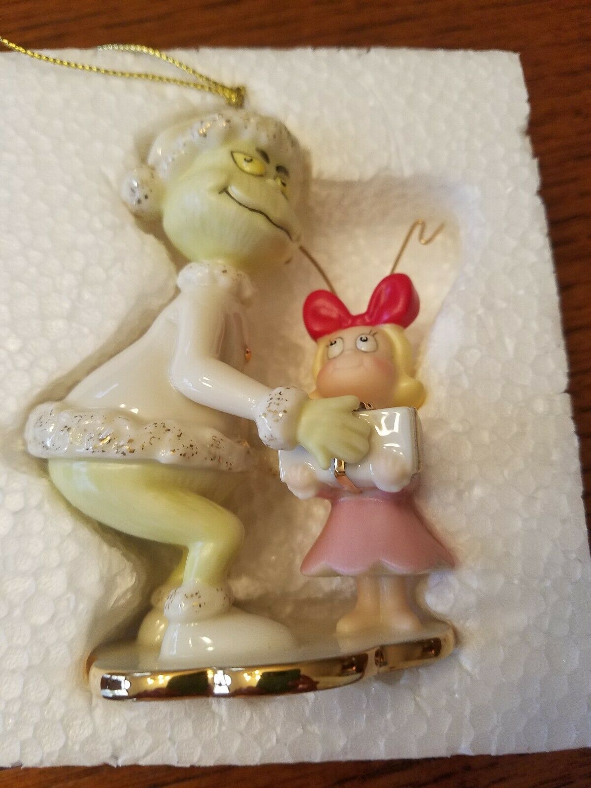 Cindy Lou Who In a World Full of Grinches Ornament - Hand Painted - Hunky Dory Studio
