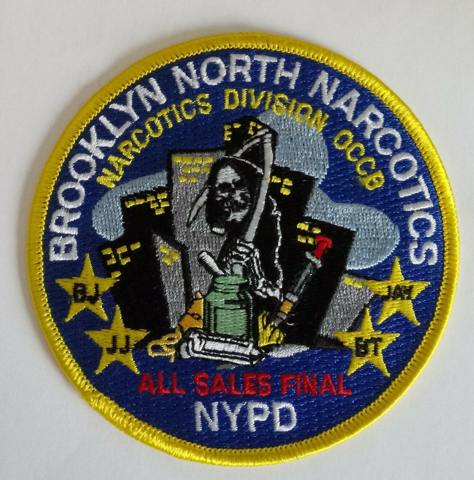 Commemorative Patch: York City PD - Brooklyn North Narcotics Division ...