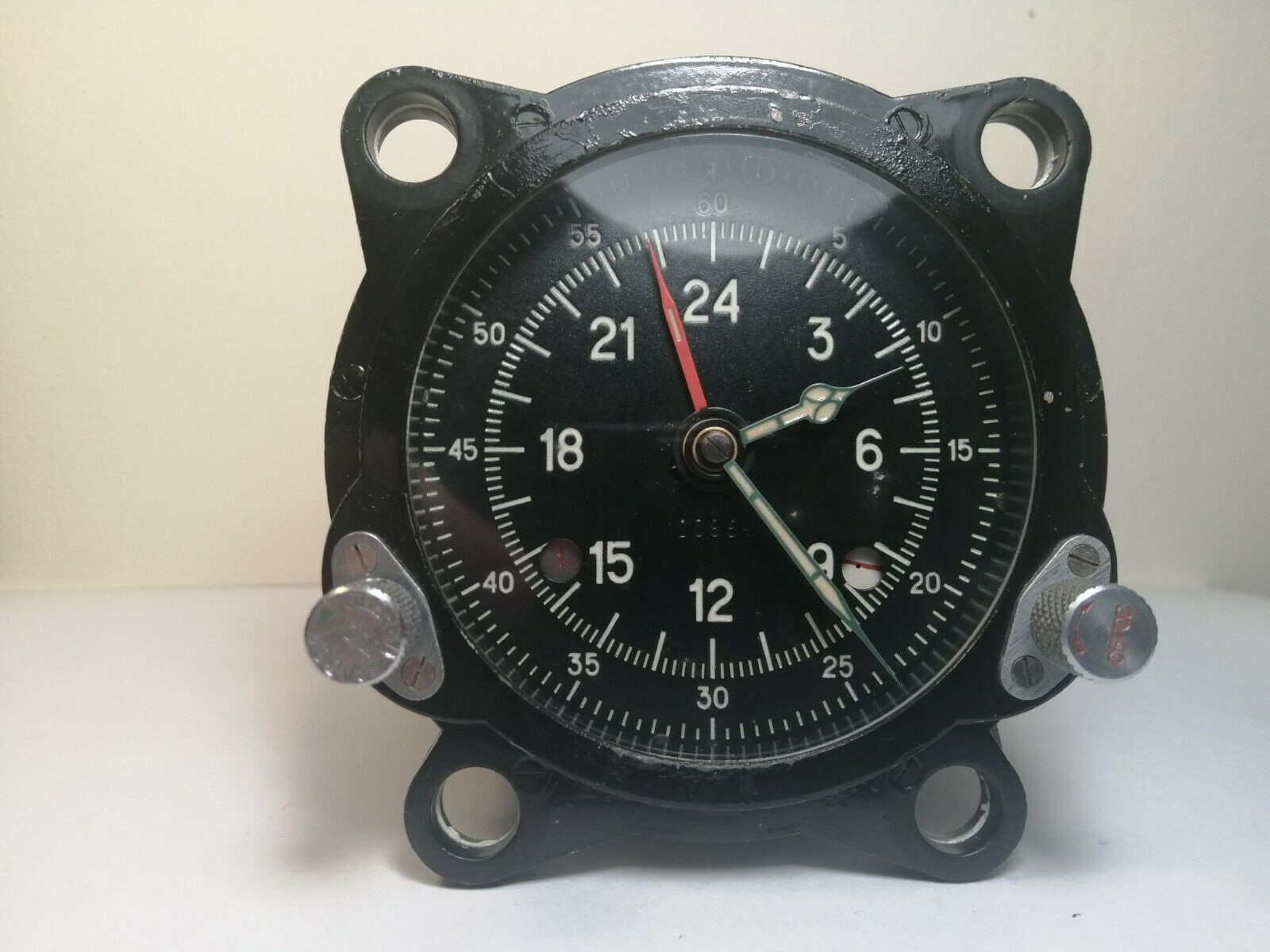 129 - ChS 55M USSR Military MiG SU Aircraft AChS - 1 Cockpit Clock ...