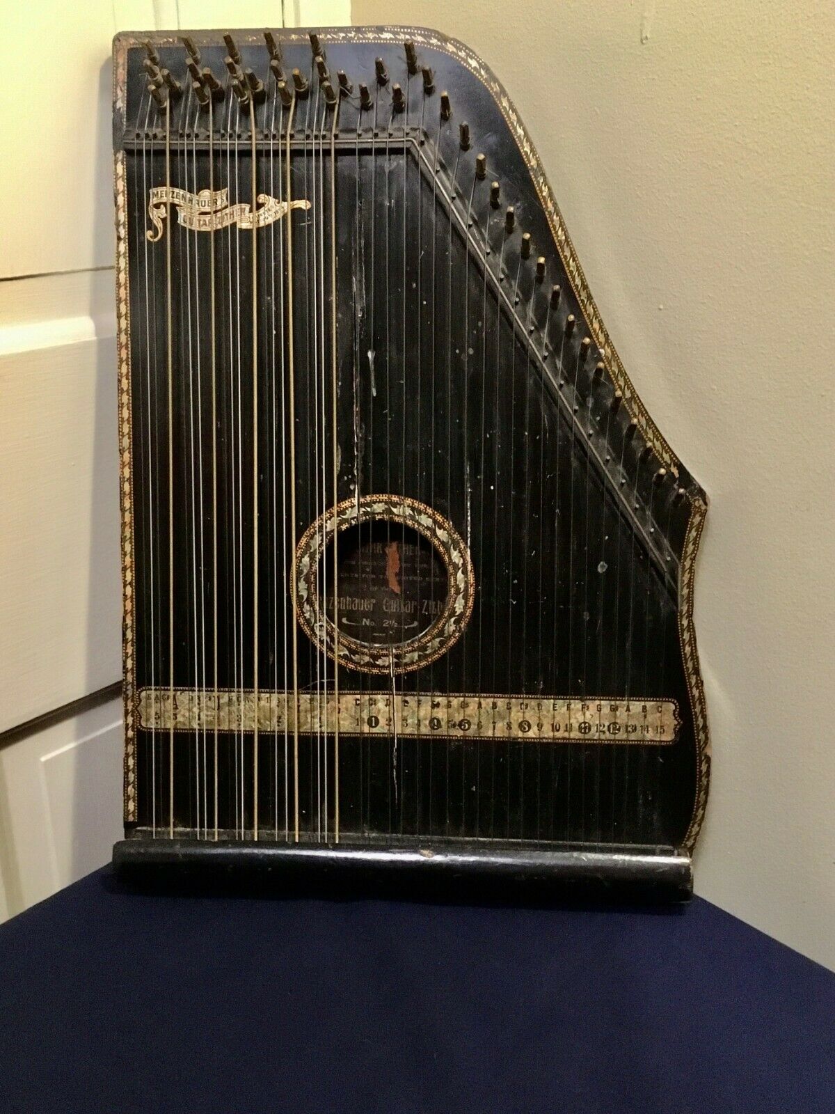 Vintage Menzhauer ' S Guitar Zither NO 2 1/2 York, USA Hard To Find ...