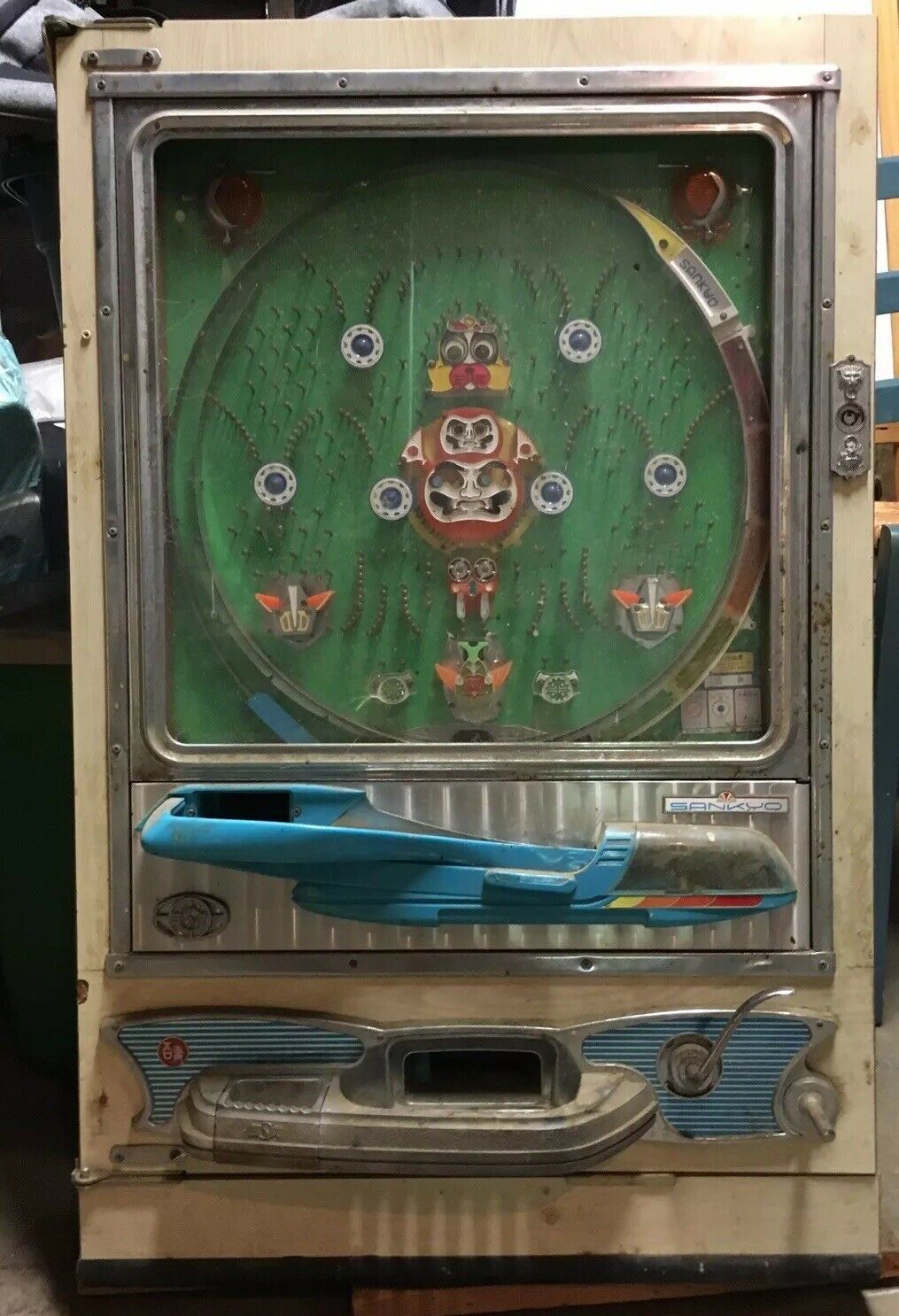 Vintage Japanese Pachinko Pinball Game Machine Set 1970’s | #13986642