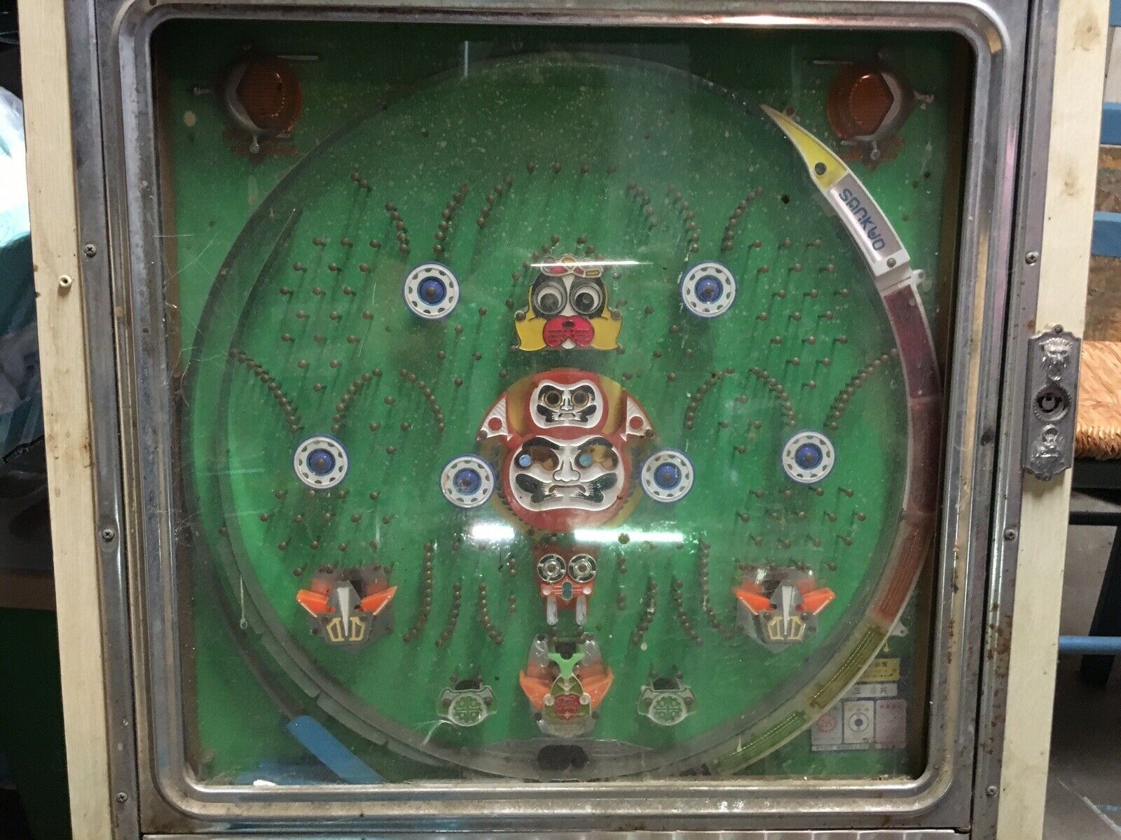 Vintage Japanese Pachinko Pinball Game Machine Set 1970’s | #13986642