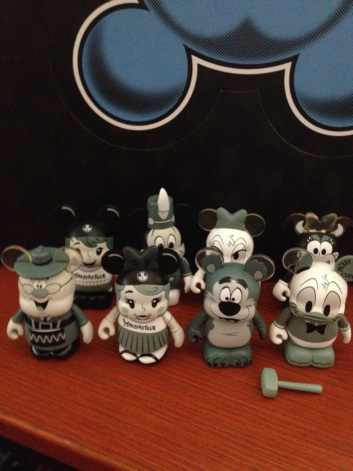 Disney Vinylmation Mickey Mouse Club Complete Set Of 8 With Chaser Other Contemp Disney 