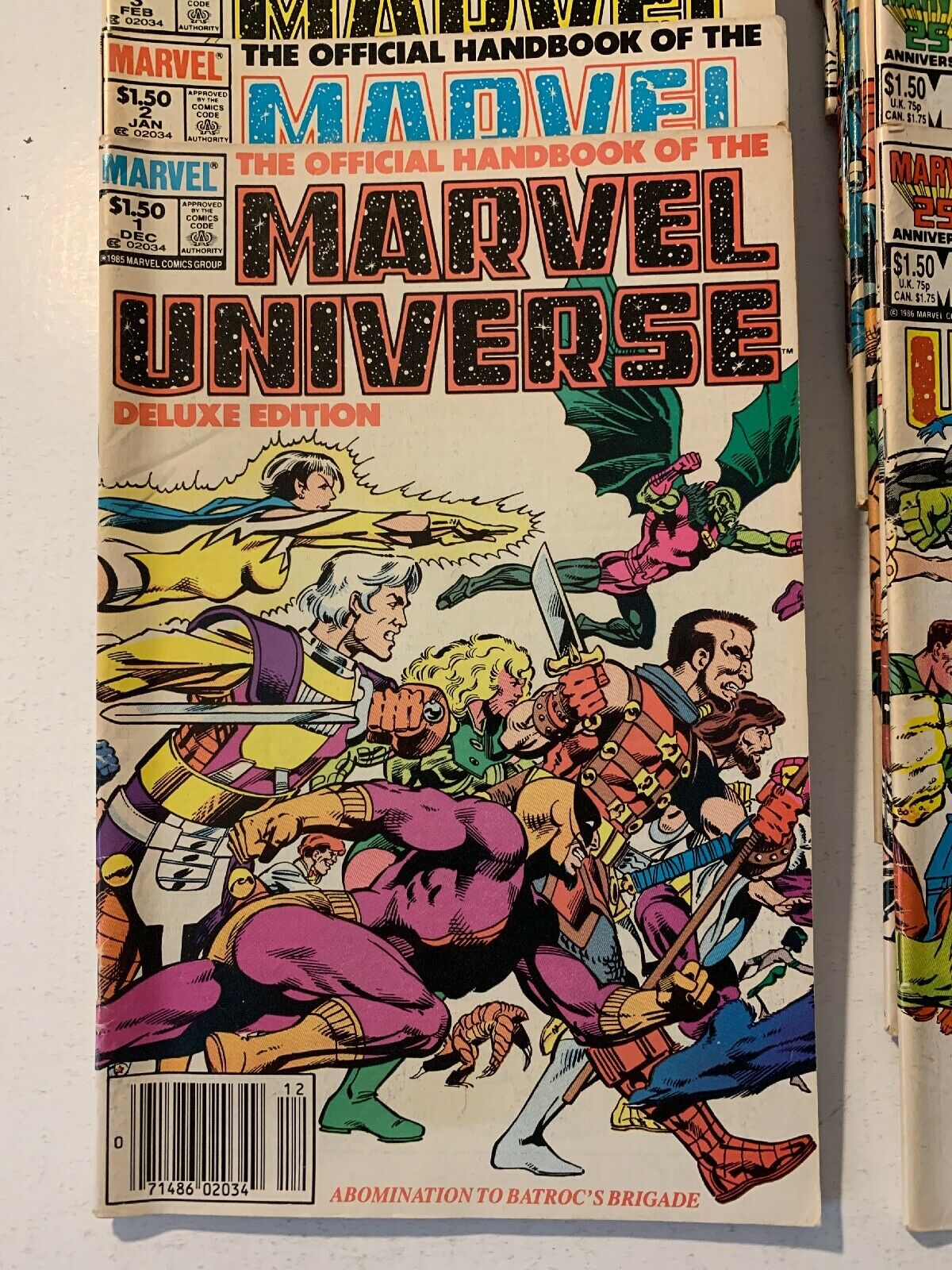 THE OFFICIAL HANDBOOK OF THE MARVEL UNIVERSE 1 - 20 & 1 - 8 Updates ...
