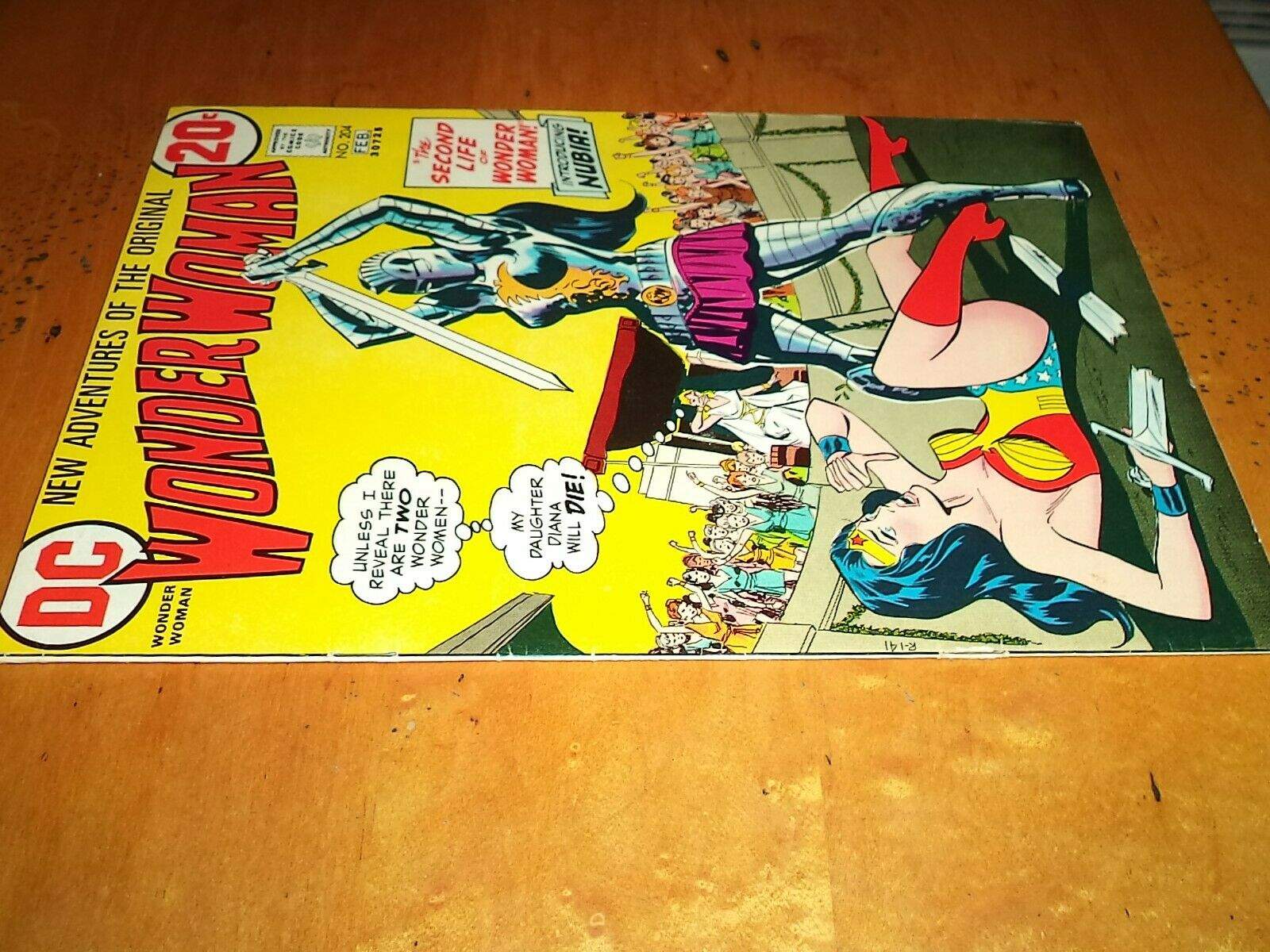 Wonder Woman Issue 204 DC Comics 1973 1st Series Bronze Age Nubia ...