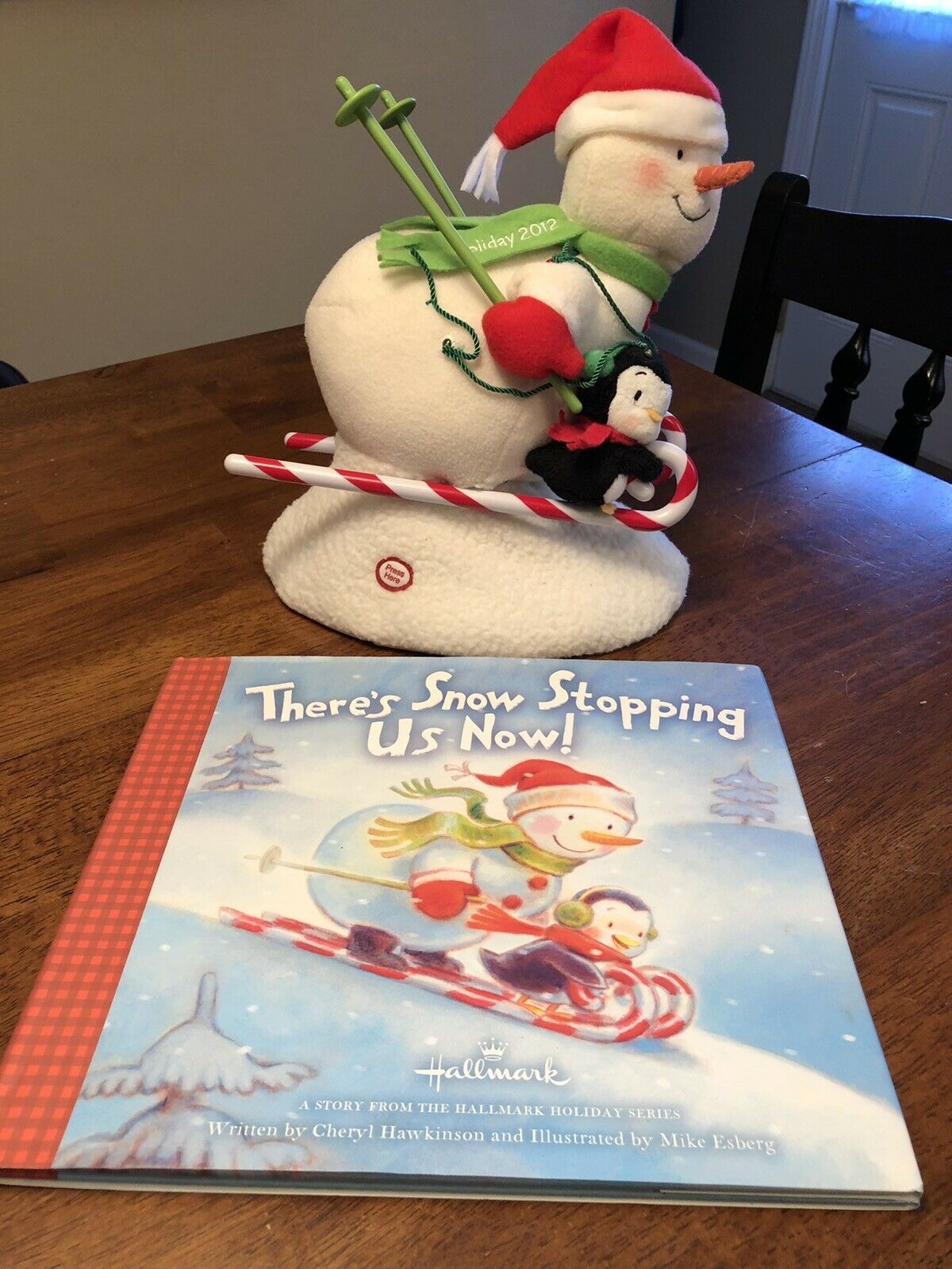 HALLMARK Snowman Series Book And Matching Animated Plush Figure | #16859034