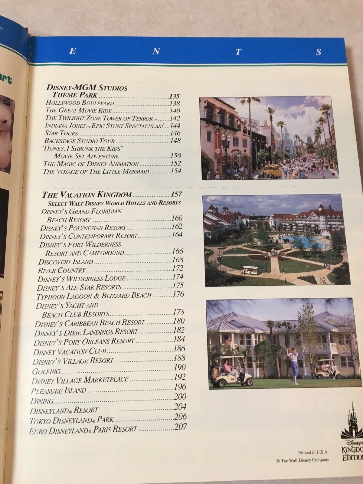 Vintage Walt Disney World Resort - Vintage Walt Disney World Resort Hardcover Book Magic Kingdom Epcot Mgm 3 17